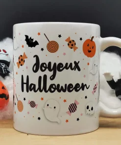 Alternative view of Mug Halloween – Motifs enfantins “Joyeux Halloween”