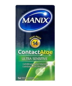 Manix Contact Aloe Ultra Sensitive 14